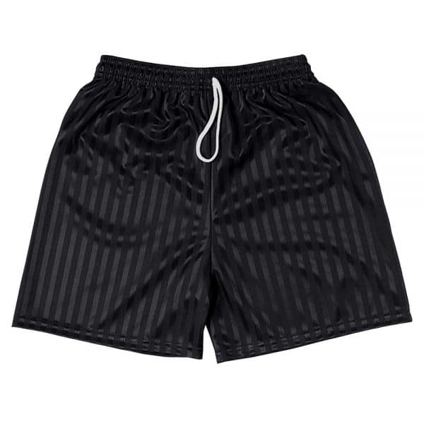 Shadow Stripe PE Shorts - Black
