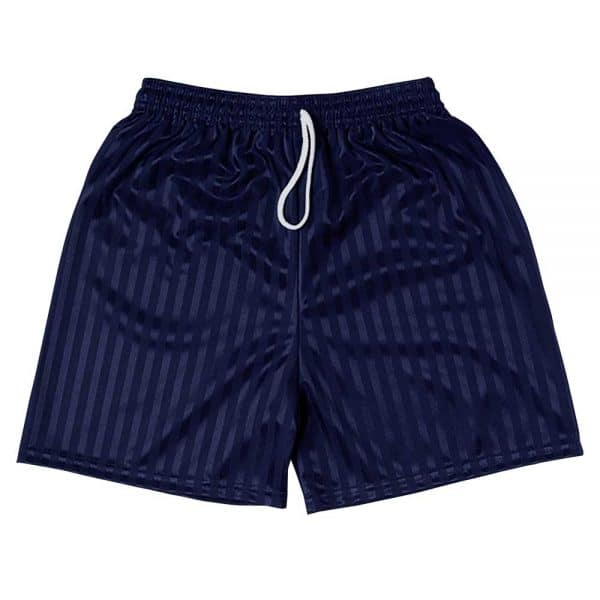Shadow Stripe PE Shorts - Navy Blue