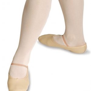 Roch Valley Wide Fit Pink Leather Ballet Shoe