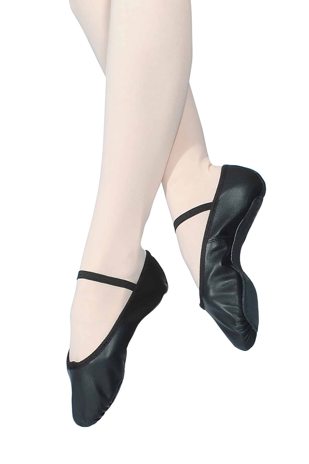 Roch Valley Standard Fit Black Leather Ballet Shoe - Scallywagz Schoolwear