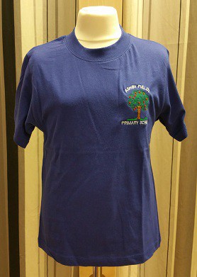 Ashby Fields Primary School Sapphire House PE T Shirt