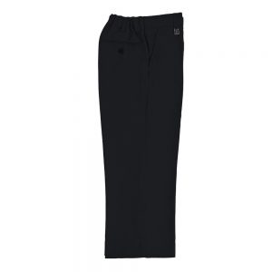 Standard Fit Black Trouser with Waist Adjuster by Zeco