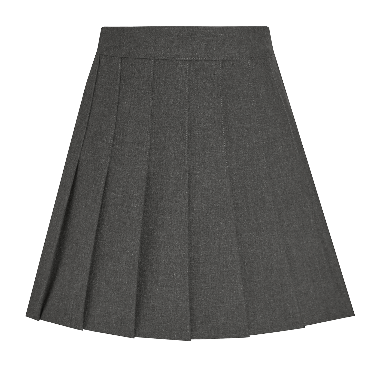 Junior stitched down knife pleat skirt by David Luke - black or grey ...