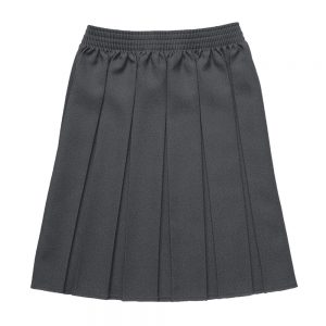 Zeco GS3002 grey box pleat skirt