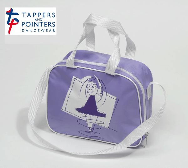 Tappers and Pointers Square Lilac Dance Bag