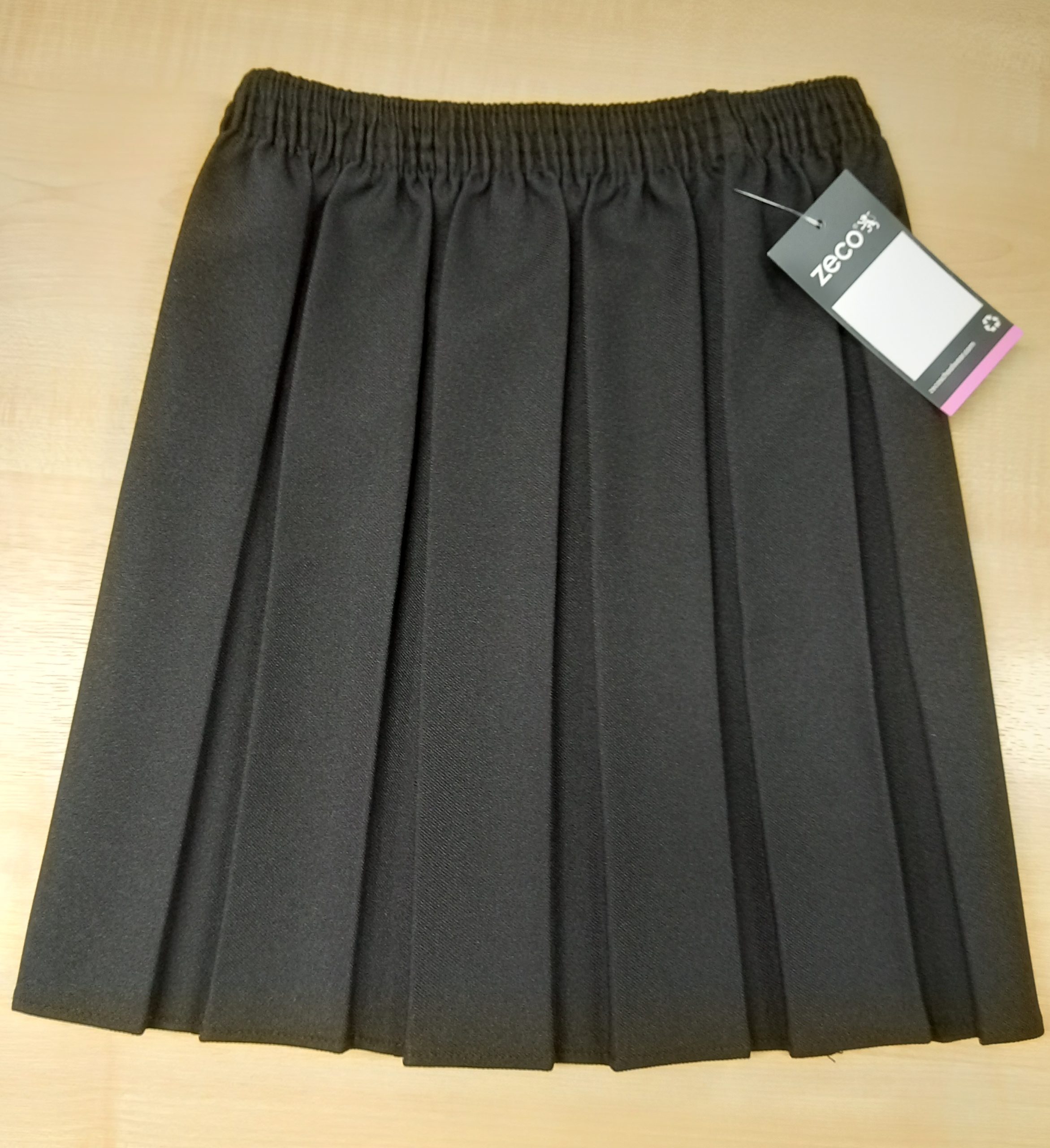 Spandex Medium MARTINI Women Black Box Pleat Perforated Skirt