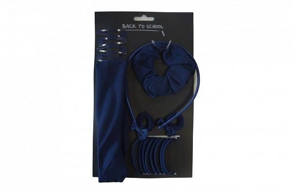William Turner school hair accessories set navy blue