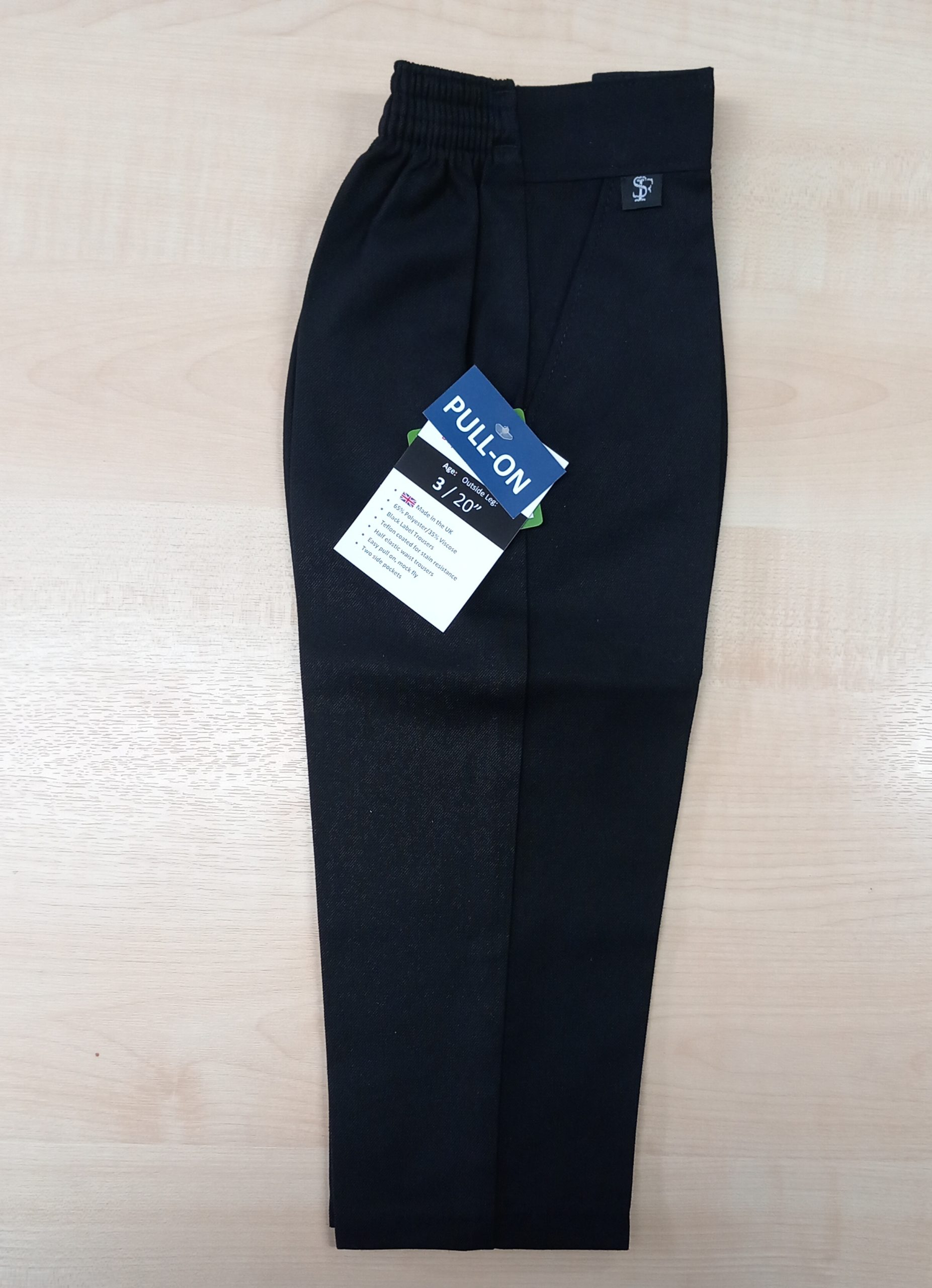 Buy Boys Black Slim Fit Solid Trousers Online  764056  Allen Solly