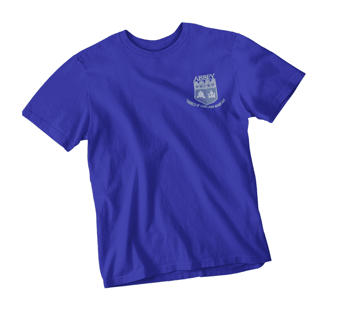 The Abbey Sapphire T Shirt - Scallywagz Schoolwear